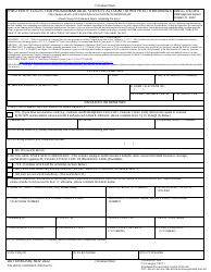 Document preview: DD Form 2569 Third Party Collection Program/Medical Services Account/Other Health Insurance