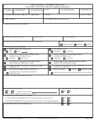 DD Form 2579 Small Business Coordination Record