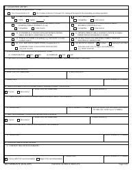 DD Form 2579 Small Business Coordination Record, Page 2