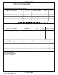 DD Form 2710 Prisoner Background Summary, Page 3
