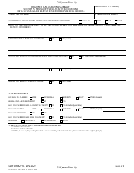 DD Form 2710 Prisoner Background Summary, Page 5