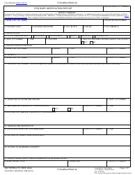 Document preview: DD Form 2713 Prisoner Observation Report