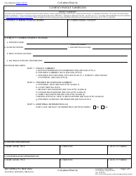 Document preview: DD Form 2715 Clemency/Parole Submission