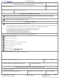 Document preview: DD Form 2715-3 Prisoner Restoration/Return to Duty, Clemency and Parole Statement