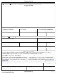 DD Form 2715-3 Prisoner Restoration/Return to Duty, Clemency and Parole Statement, Page 2