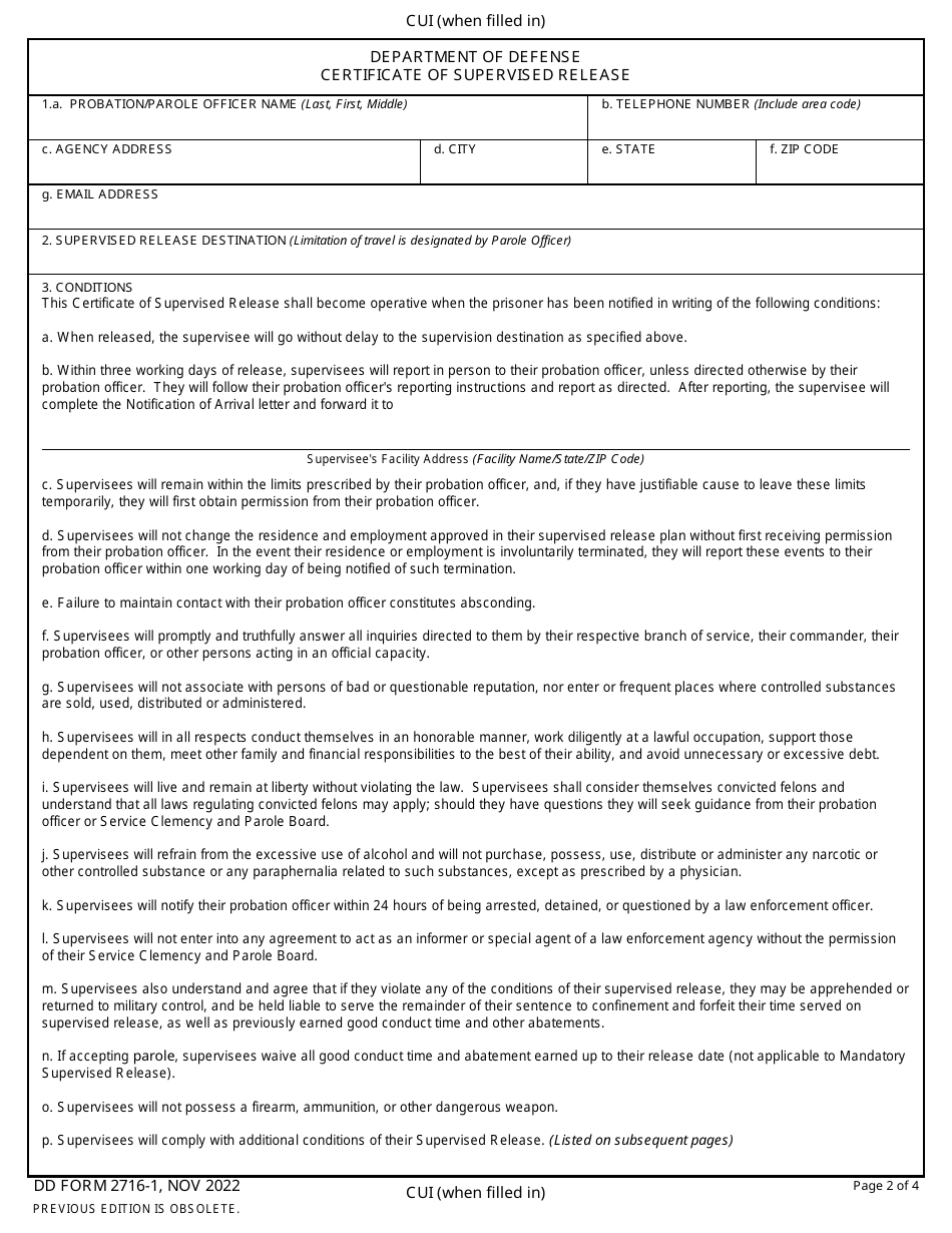 Dd Form 2716 1 Download Fillable Pdf Or Fill Online Department Of