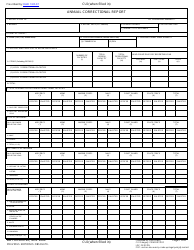 DD Form 2720 Annual Correctional Report