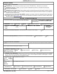 DD Form 2876-2 TRICARE Prime Enrollment, Disenrollment and Primary Care Manager (PCM) Change Form (West), Page 2