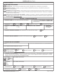 DD Form 2876 TRICARE Prime Enrollment, Disenrollment, and Primary Care Manager (PCM) Change Form, Page 2