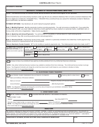 DD Form 2876 TRICARE Prime Enrollment, Disenrollment, and Primary Care Manager (PCM) Change Form, Page 5
