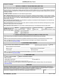 DD Form 2876-3 TRICARE Prime Enrollment, Disenrollment and Primary Care Manager (PCM) Change Form (Overseas), Page 5