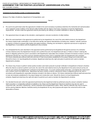 Form RW13-20 Agreement for the Positive Location of Underground Utilities - California, Page 2