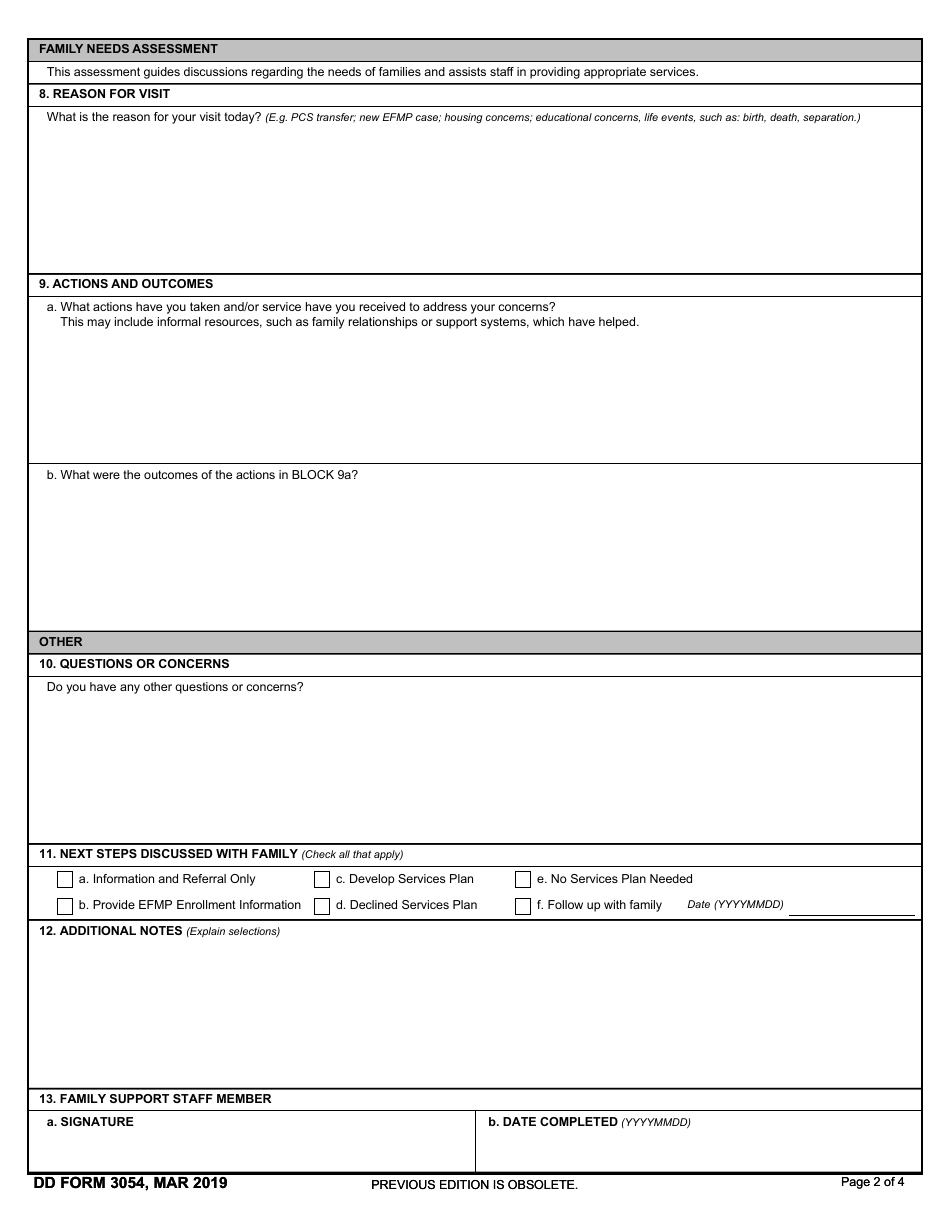 DD Form 3054 - Fill Out, Sign Online and Download Fillable PDF ...