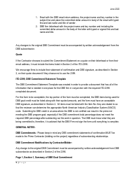 Instructions for Form ITD2396 Dbe Commitments - Idaho, Page 5