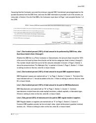 Instructions for Form ITD2396 Dbe Commitments - Idaho, Page 6