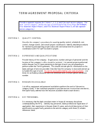 Request for Qualifications for Term Agreement for Consultant Services - Idaho, Page 8