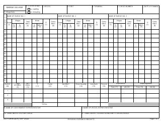 DD Form 2479 Barge Ullage