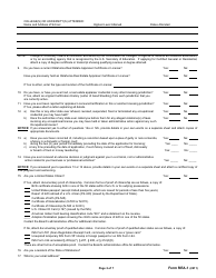 Form REA-1 Application for Real Estate Appraiser Credential - Oklahoma, Page 2