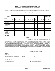 Form REA-1 Application for Real Estate Appraiser Credential - Oklahoma, Page 5