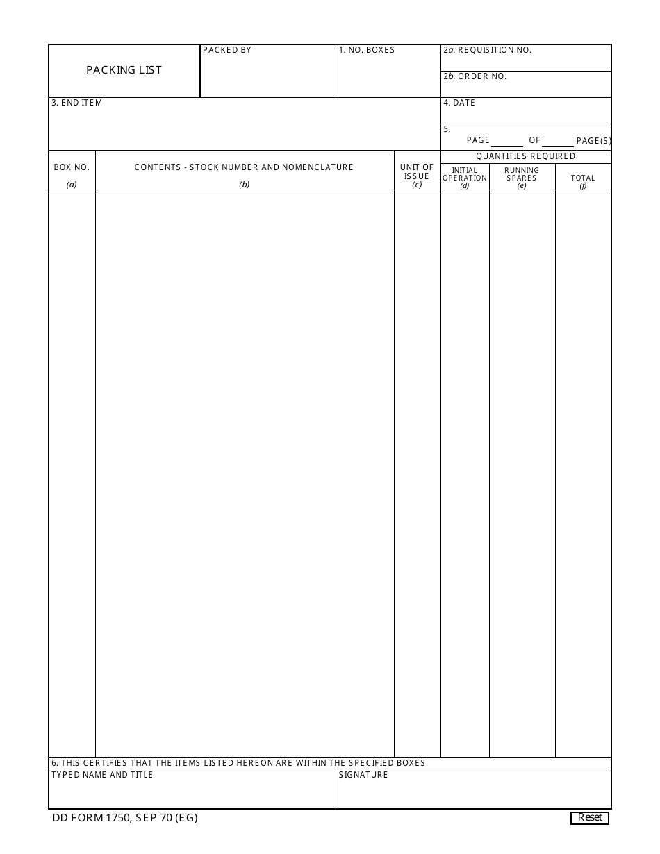 DD Form 1750 - Fill Out, Sign Online and Download Fillable PDF ...