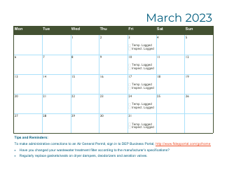 Compliance Calendar for Florida Perchloroethylene Dry Cleaners - Florida, Page 10