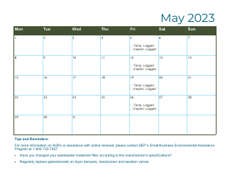 Compliance Calendar for Florida Perchloroethylene Dry Cleaners - Florida, Page 14