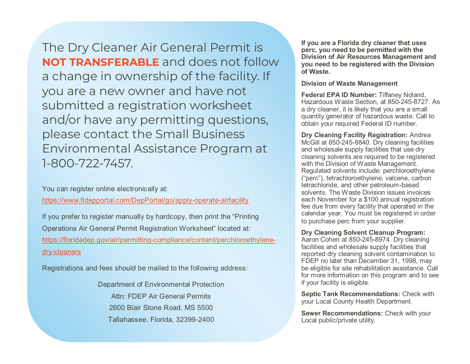 Compliance Calendar for Florida Perchloroethylene Dry Cleaners - Florida, Page 30