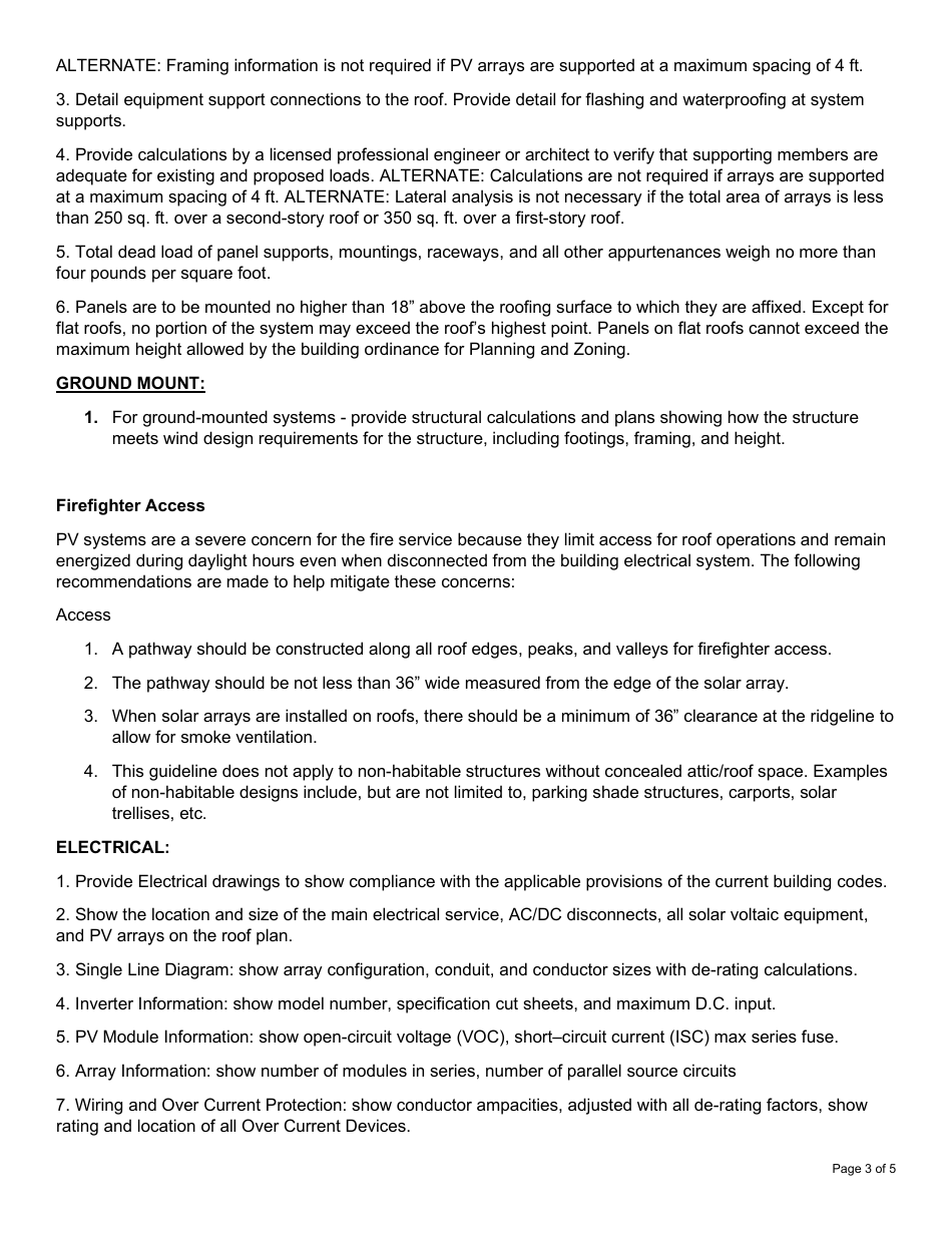 Solar Panel Permit Submittal Guide - Fayette County, Georgia (United States), Page 3