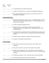 Non-residential Site Plan Checklist - Fayette County, Georgia (United States), Page 2