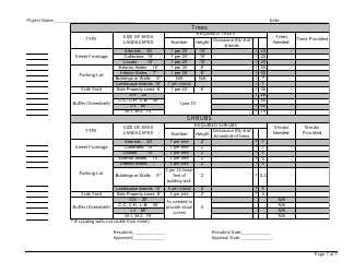 Non-residential Site Plan Checklist - Fayette County, Georgia (United States), Page 7