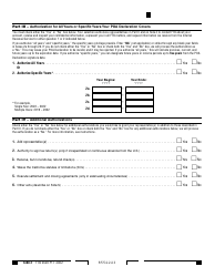 Form FTB3520-PIT Individual or Fiduciary Power of Attorney Declaration - California, Page 2