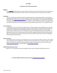 Form CFN552-0729 Certification of Full-Time Student Status - Iowa, Page 2