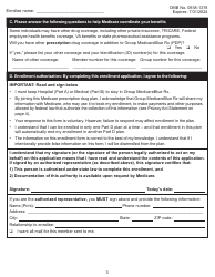 Group Medicareblue Rx Participant Enrollment Form - Iowa, Page 3