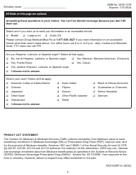 Group Medicareblue Rx Participant Enrollment Form - Iowa, Page 4