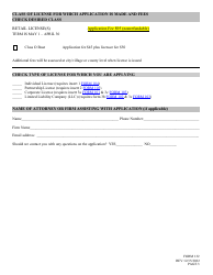 Form 132 Application for Liquor License - Boat - Nebraska, Page 3