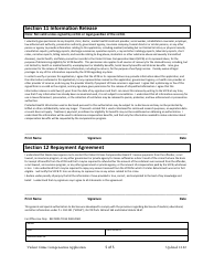 Application for Crime Victim Compensation - Alaska, Page 6