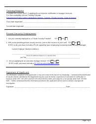 Form PS-1 Application for Certification or Licensure - Oregon, Page 3