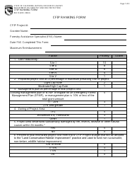 Form RM-10 Cfip Ranking Form - California