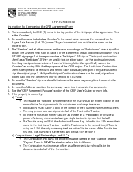 Form RM-7A Cfip Agreement - California