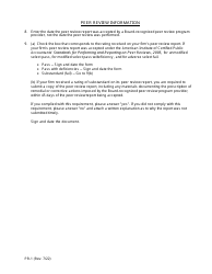 Form PR-1 Peer Review Reporting Form - California, Page 4