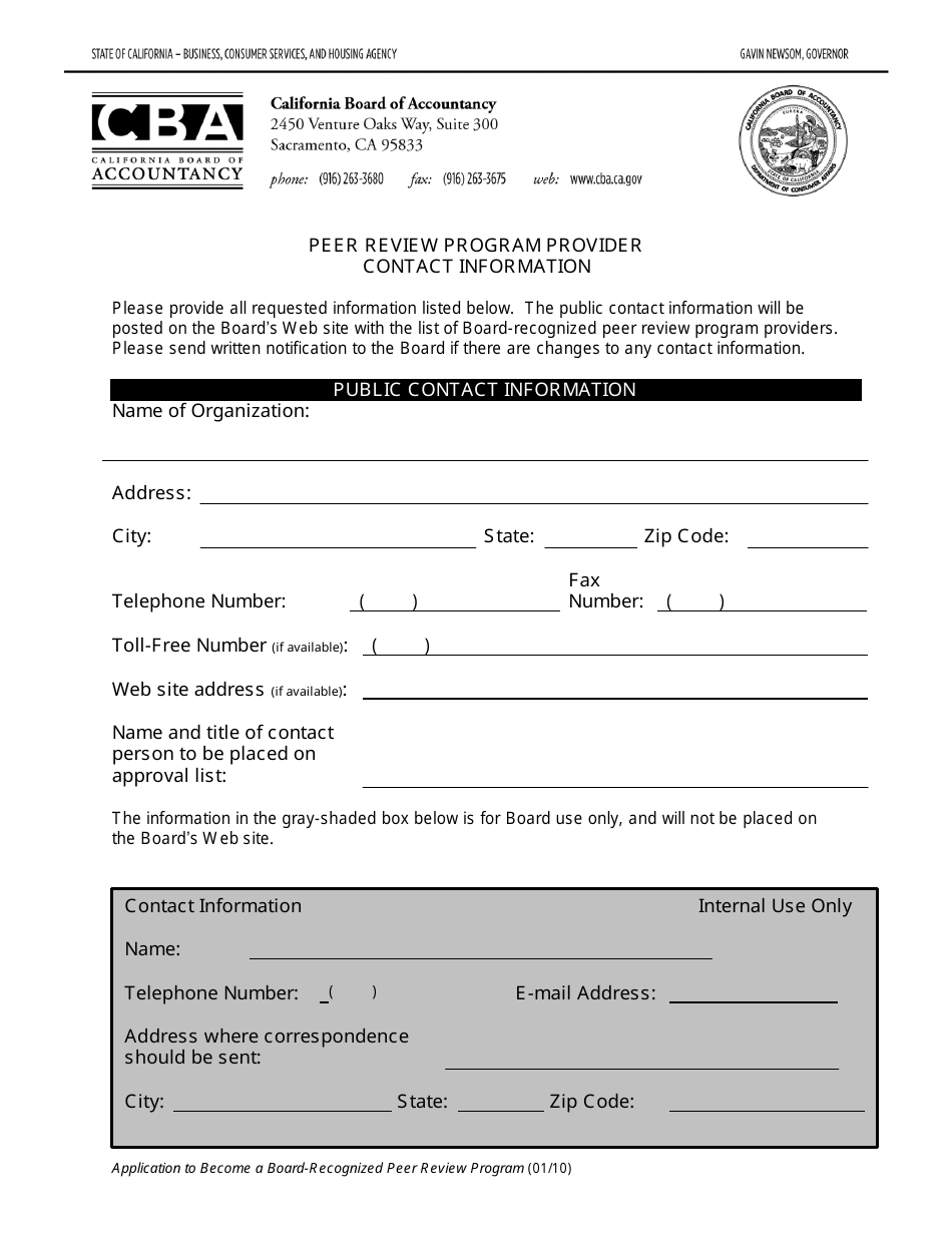 California Application To Become A Board Recognized Peer Review Program california-application-to-become-a-board-recognized-peer-review-program