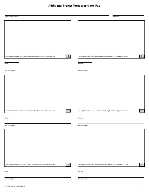 Form 734-3474-IP-PHOTO  Printable Pdf