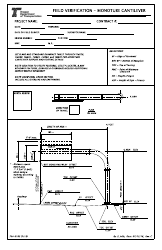 Document preview: Form 734-5102 Field Verification - Monotube Cantilever - Oregon