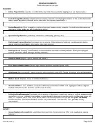 Form 734-5128 Odot Project Scoping Notes - Oregon, Page 2