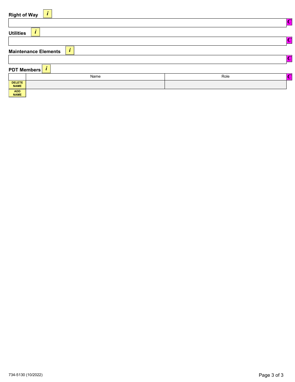 Form 734-5130 Odot Design Narrative - Oregon, Page 3