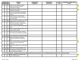Form 734-5343 Advance Plans Checklist - Oregon, Page 4