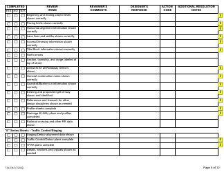 Form 734-5343 Advance Plans Checklist - Oregon, Page 5