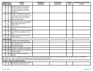 Form 734-5343 Advance Plans Checklist - Oregon, Page 8
