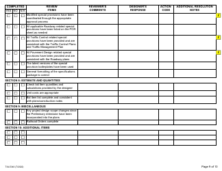 Form 734-5343 Advance Plans Checklist - Oregon, Page 9
