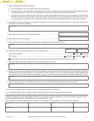 Form 734-2459 Application for Authority for Variance From Standard Clearance - Oregon, Page 2